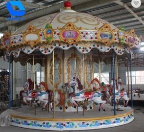 Porcellana Giri classici della zona fieristica di modo, carosello di lusso del parco di divertimenti per i bambini fabbrica