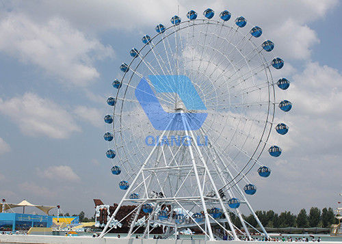 Ruota panoramica elettrica su ordinazione di osservazione della ruota panoramica della zona fieristica di marca 88m di Qiangli fornitore
