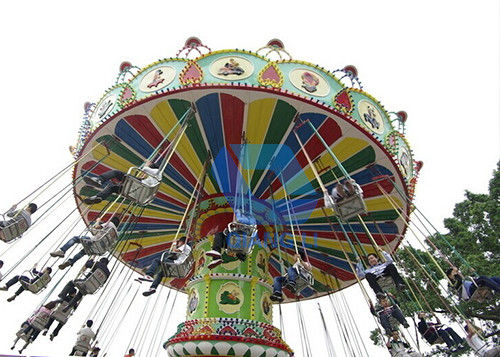 Giri freschi di lusso del parco di divertimenti su misura colore popolare di giro dell'oscillazione di volo