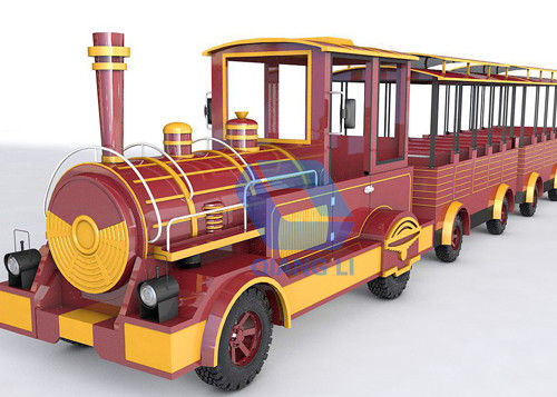 Treno non cingolato del Kiddie di carnevale del treno di giro dei modelli interessanti dell'oggetto d'antiquariato per i parchi di divertimenti